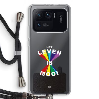 Het Leven Is Mooi: Xiaomi Mi 11 Ultra Transparant Hoesje met koord