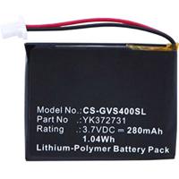 Beltrona Accu voor navigatiesysteem Vervangt originele accu PL482730, YK372731 3.7 V 280 mAh - thumbnail