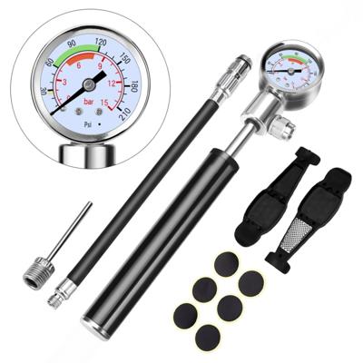 Draagbare hogedrukpomp fietspomp mini Mountain Bike Pump + Koevoet