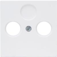 Enzo Kopp hk07 pure mat wit afdekplaat voor coax - 4624040