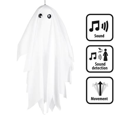 Decoratie Schuddend spook (48cm)