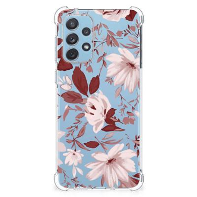 Back Cover Samsung Galaxy A73 Watercolor Flowers Back Cover Samsung Galaxy A73 Watercolor Flowers