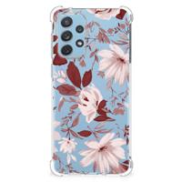 Back Cover Samsung Galaxy A73 Watercolor Flowers Back Cover Samsung Galaxy A73 Watercolor Flowers