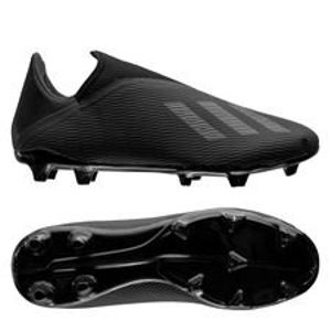 adidas X 19.3 FG/AG Laceless Dark Motion - Zwart/Zilver