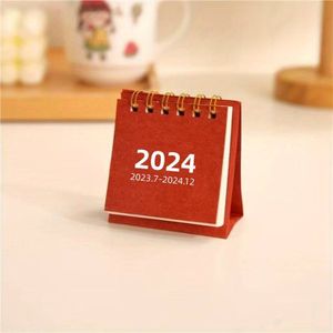 Rode Flap Kalender 2024 - Staand Flipboekje, 7x7 cm - Boeken - Spiritueelboek.nl