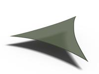 Platinum Schaduwdoek driehoek olijf 360x360x360