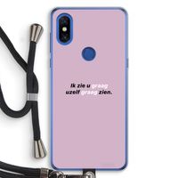 uzelf graag zien: Xiaomi Mi Mix 3 Transparant Hoesje met koord