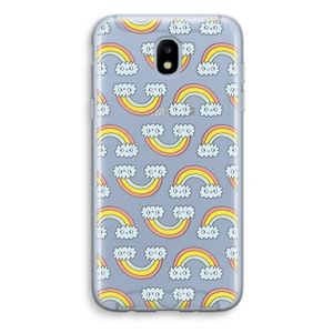 Regenboog: Samsung Galaxy J5 (2017) Transparant Hoesje