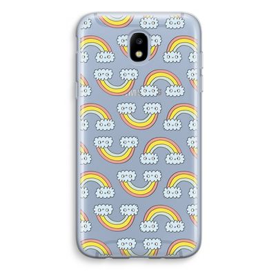 Regenboog: Samsung Galaxy J5 (2017) Transparant Hoesje