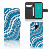 Samsung Galaxy J6 2018 | Telefoon Hoesje | Waves Blue