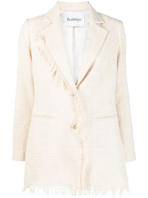 Rodebjer blazer à franges - Tons neutres