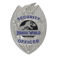 Jurassic World Limited Edition Replica Security Officer Badge - thumbnail
