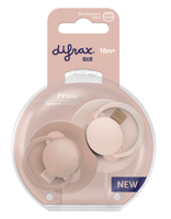 Difrax LOVI Prime Pacifier 18+ Months - Nude/Blush