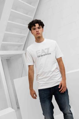EA7 Emporio Armani 7M001308 T-Shirt Heren Wit - Maat M - Kleur: Wit | Soccerfanshop