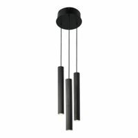 Hanglamp rond ribbel &apos;Vico&apos; GU10 eettafel