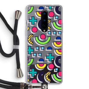 8-bit N°6: OnePlus 8 Transparant Hoesje met koord