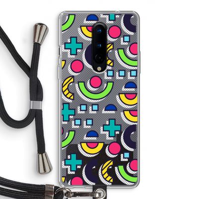 8-bit N°6: OnePlus 8 Transparant Hoesje met koord