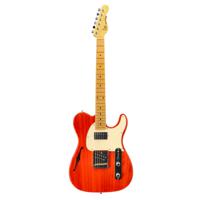 G&L Tribute ASAT Classic Bluesboy Semi-Hollow Clear Orange MN