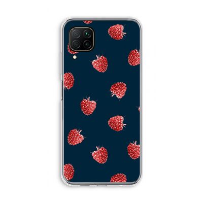 Framboosjes: Huawei P40 Lite Transparant Hoesje