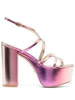 Stuart Weitzman sandales Barelythere 145 mm à plateforme - Rose