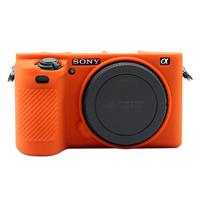 PULUZ siliconen beschermhoes voor Sony ILCE-6500(Orange)