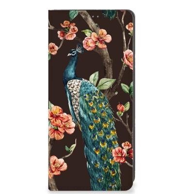 OPPO A78 | A58 5G | Hoesje maken | Pauw met Bloemen