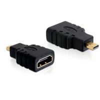 Delock 65242 HDMI Adapter [1x Micro-HDMI - 1x HDMI-bus] Zwart