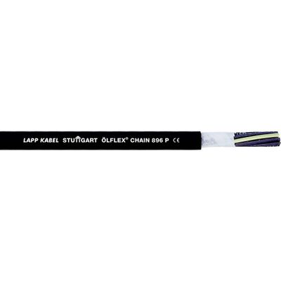 LAPP 1023252/500 Geleiderkettingkabel ÖLFLEX® CHAIN 896 P 4 G 16 mm² Zwart 500 m LAPP 1023252/500 Geleiderkettingkabel ÖLFLEX® CHAIN 896 P 4 G 16 mm² Zwart 500 m