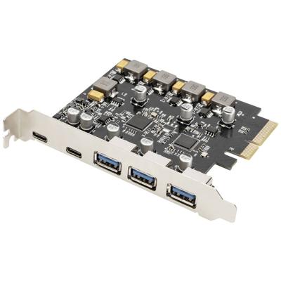 Digitus DS-30222 5 poorten PCI Express kaart PCIe