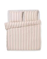 HEMA Dekbedovertrek 200x200/220cm zacht katoen strepen (multi)