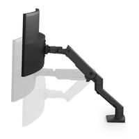 Ergotron HX Arm Desk Mount Monitor-tafelbeugel 1-voudig 38,1 cm (15) - 124,5 cm (49) Zwart Draaibaar, In hoogte verstelbaar, Kantelbaar, Zwenkbaar - thumbnail