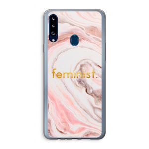 Feminist: Samsung Galaxy A20s Transparant Hoesje