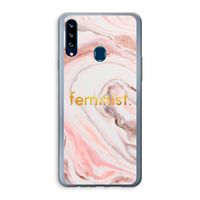 Feminist: Samsung Galaxy A20s Transparant Hoesje