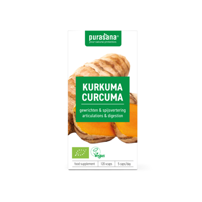 Purasana Supplementen Classic Kurkuma Capsules 120 Capsules Purasana Supplementen Classic Kurkuma Capsules 120 Capsules