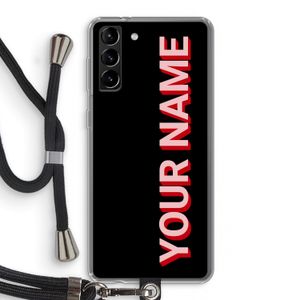 Namecase: Samsung Galaxy S21 Plus Transparant Hoesje met koord
