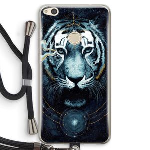 Darkness Tiger: Huawei Ascend P8 Lite (2017) Transparant Hoesje met koord