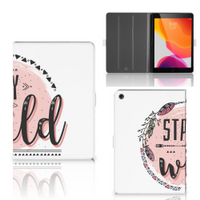 iPad 10.2 2019 | iPad 10.2 2020 | 10.2 2021 Hippe Tablet Hoes Boho Stay Wild