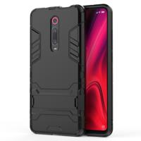 Schokbestendige PC + TPU Case voor Xiaomi mi 9T Pro/Redmi K20 Pro met houder (zwart)