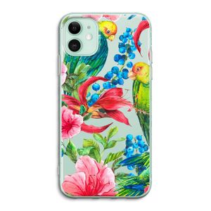 Papegaaien: iPhone 11 Transparant Hoesje
