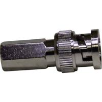 TRU COMPONENTS 1571887 BNC-connector Stekker, recht 75 Ω 1 stuk(s)