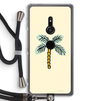 Palmboom: Sony Xperia XZ2 Transparant Hoesje met koord