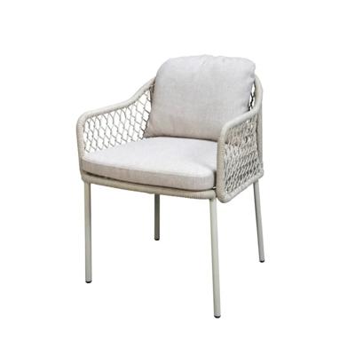 Rocha tuinstoel aluminium rope salix kussens flax beige Yoi - Yoi