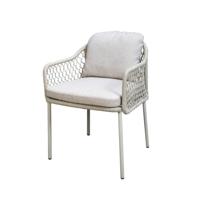Rocha tuinstoel aluminium rope salix kussens flax beige Yoi - Yoi