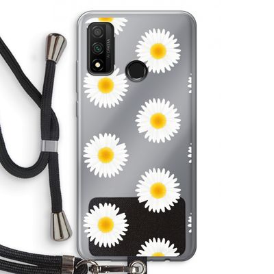 Margrietjes: Huawei P Smart (2020) Transparant Hoesje met koord