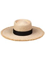 Lack Of Color chapeau à design tressé - Tons neutres