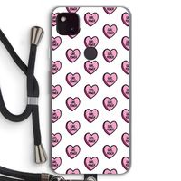 GIRL POWER: Pixel 4a 5G Transparant Hoesje met koord