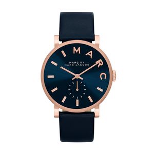 Horlogeband Marc by Marc Jacobs MBM1331 Leder Blauw 14mm
