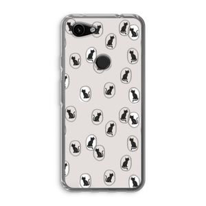 Miauw: Google Pixel 3a Transparant Hoesje