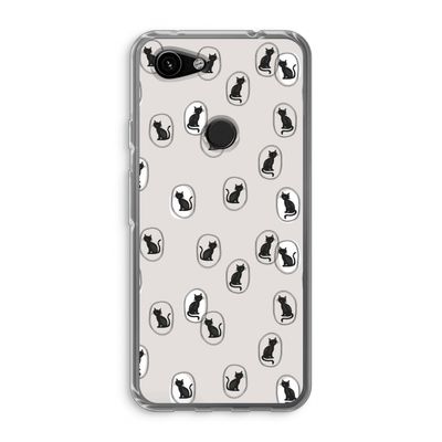Miauw: Google Pixel 3a Transparant Hoesje