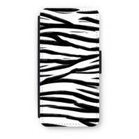 Zebra pattern: iPhone 7 Flip Hoesje